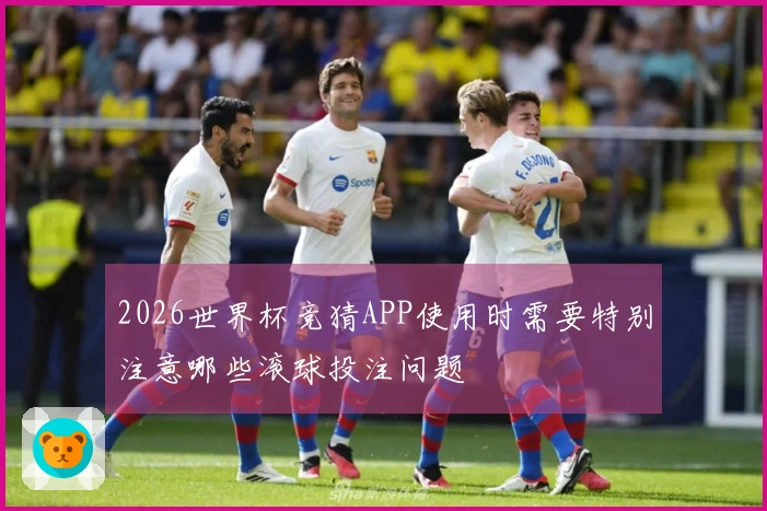 2026世界杯竞猜APP使用时需要特别注意哪些滚球投注问题