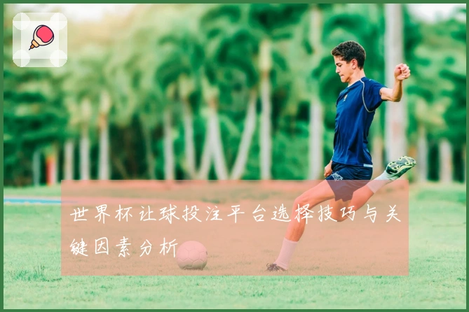 世界杯让球投注平台选择技巧与关键因素分析
