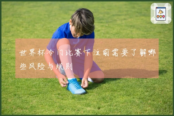 世界杯冷门比赛下注前需要了解哪些风险与规则